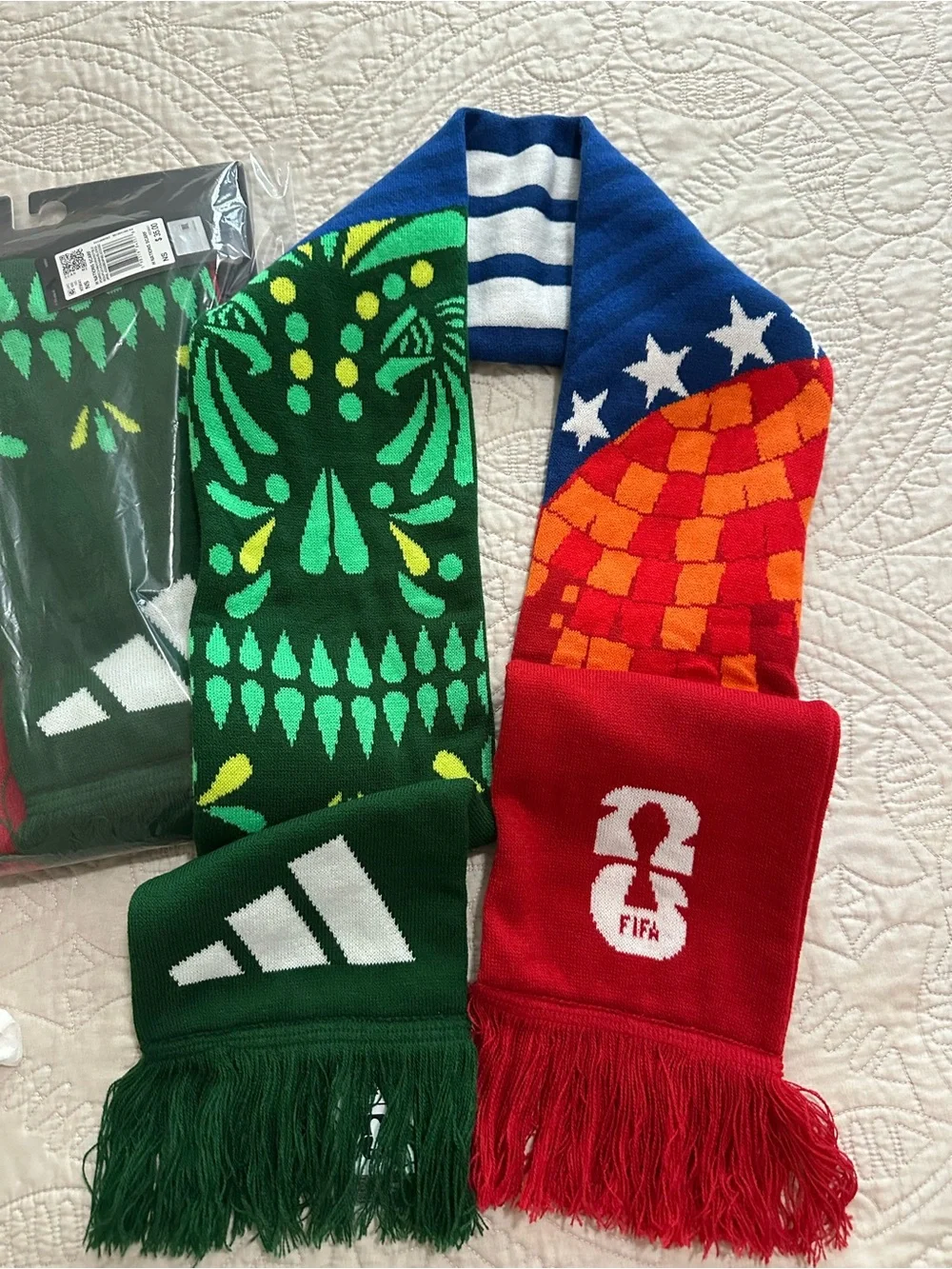 Adidas FIFA World Cup Nations Scarf (USA, Canada, Mexico)